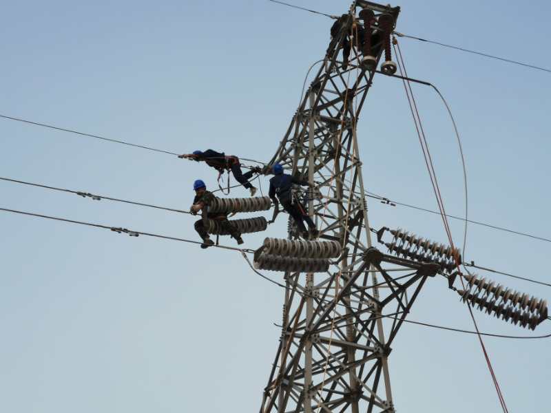 阿右旗供電分局開展輸電線路消缺