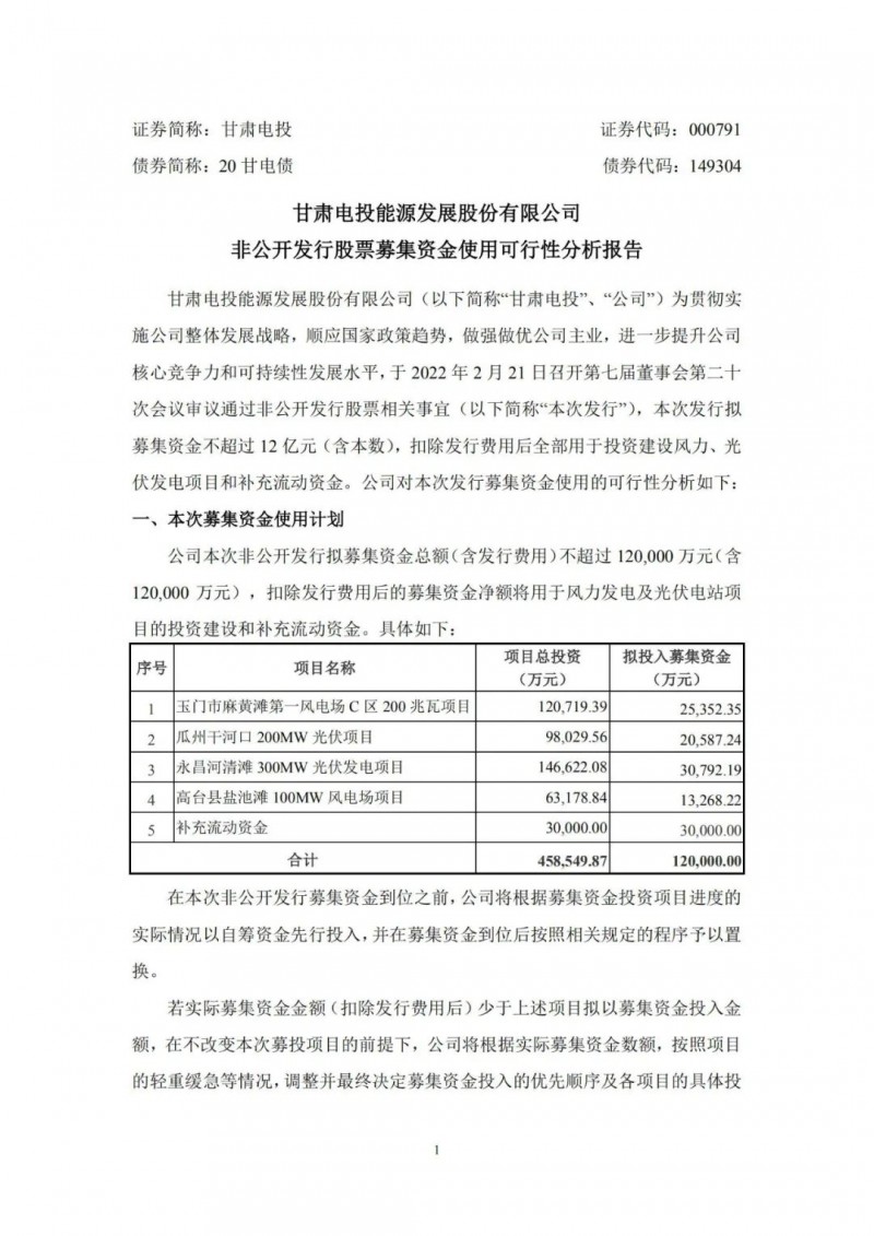 甘肅電投擬定增募資12億“加碼”光伏發(fā)電項目！