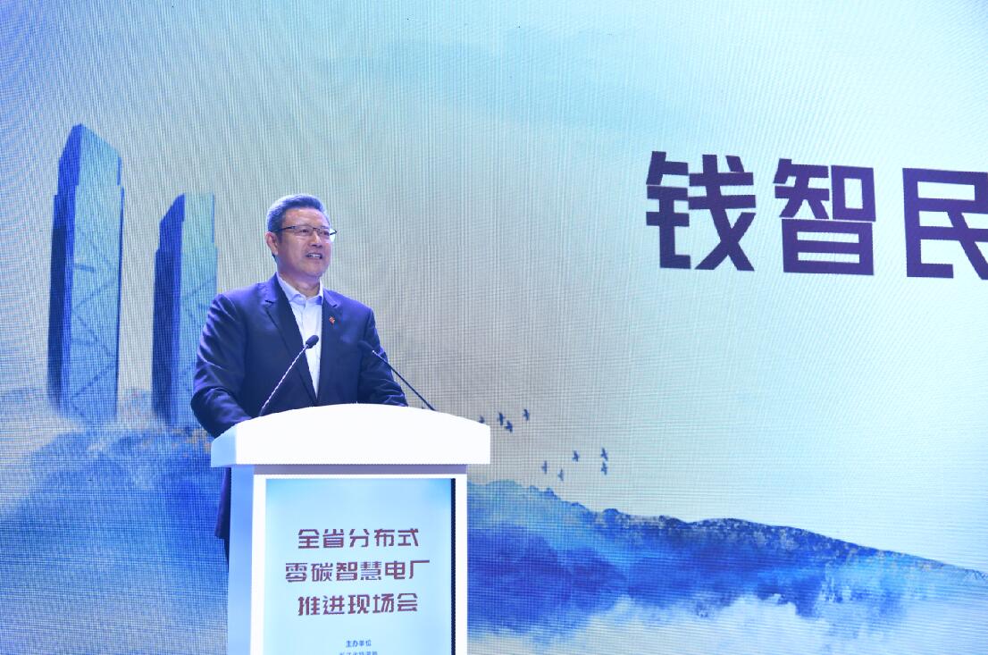 錢智民出席浙江省分布式零碳智慧電廠推進(jìn)現(xiàn)場(chǎng)會(huì)