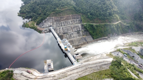 老撾南俄4水電站首次蓄水至正常蓄水位